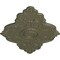 Ekena Millwork Piedmont Ceiling Medallion (Canopies up to 6 1/2"), 67 1/8"W x 48 5/8"H x 1 7/8"P, Painted Turtle CM67PEPTF - alternate 3
